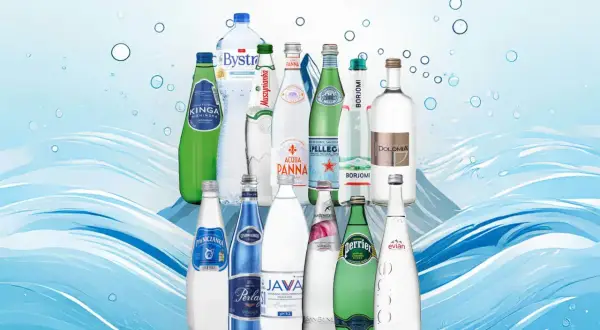 Woda mineralna na falach: Bystra, Kinga Pienińska, Muszynianka, Acqua Panna, San Pellegrino, Borjomi, Dolomia, Piwniczanka, Cisowianka, Perla, Java, Perrier, Evian – wybierz najlepszą wodę mineralną dla siebie.