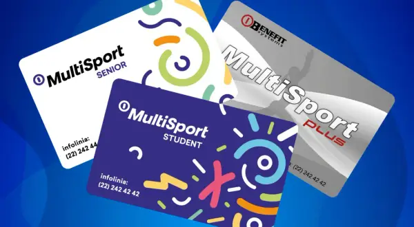 Karty MultiSport: Senior, Student i Plus. Różne wersje dla aktywnych.