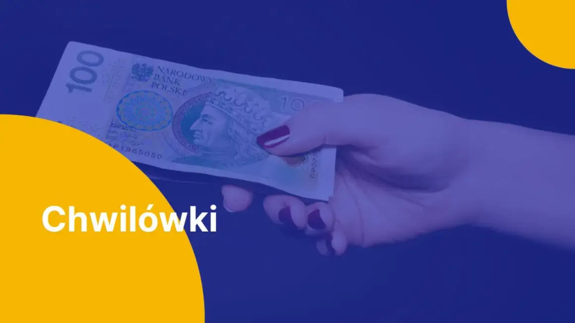 Dłoń trzymająca banknot 100 zł.